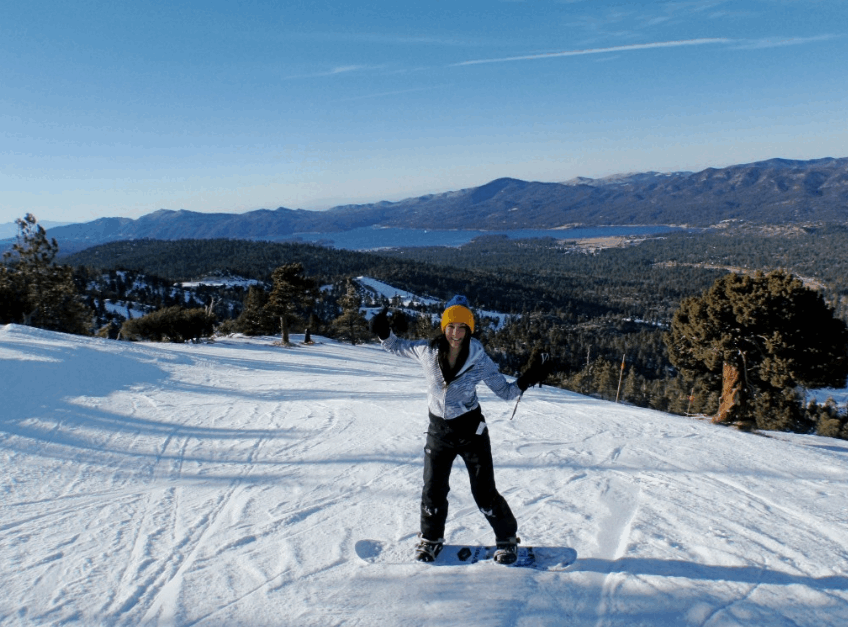 Skiing in the San Bernardino Mountains