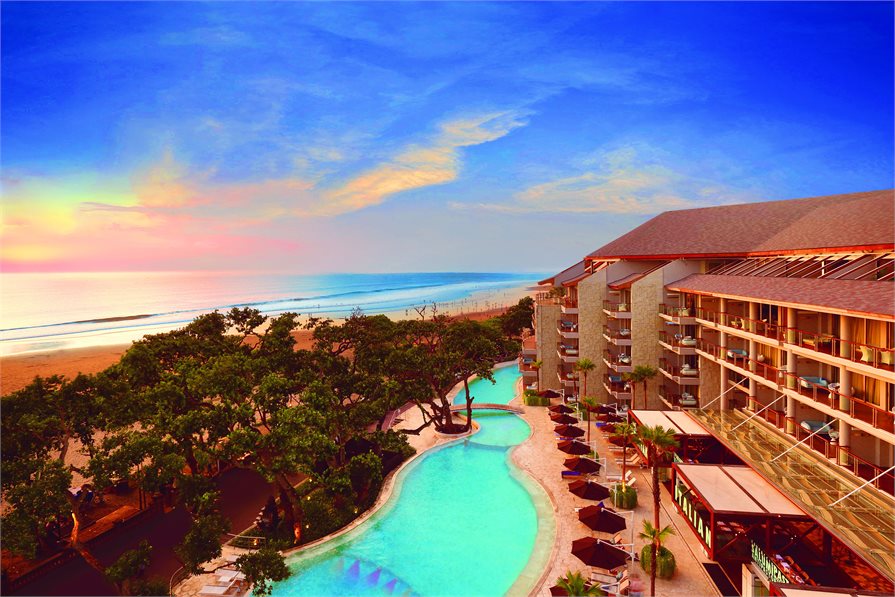 Double Six Luxury Hotel Seminyak Bali Pool view