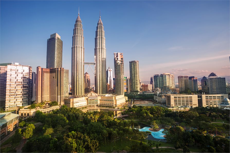 Kuala Lumpur's famous twin towers