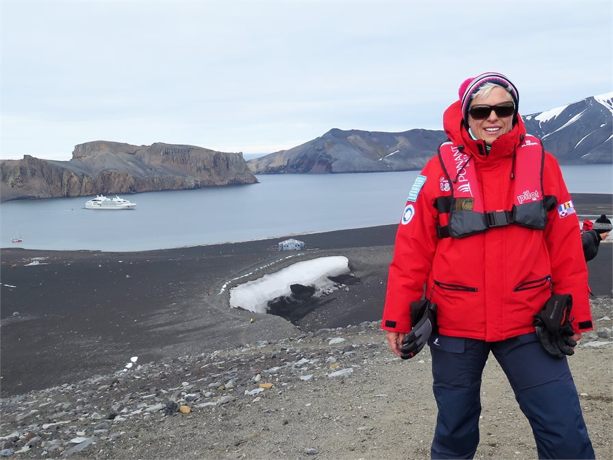 Sarah Porter Antarctica Cruise Ship Rock