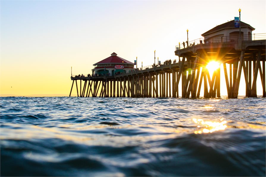 Sunset on the Santa Monica Pier