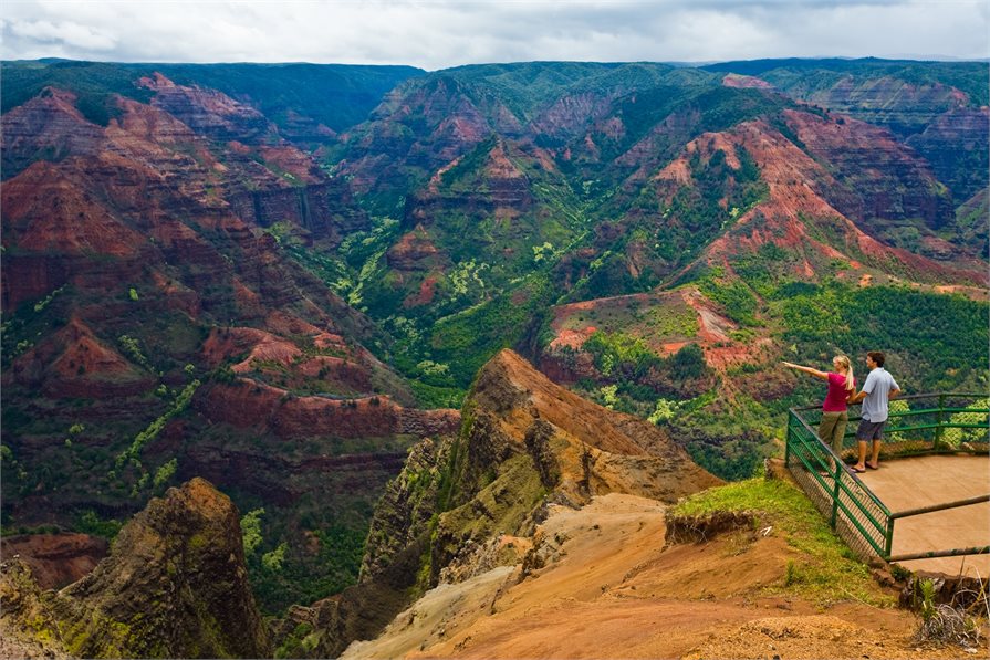 view of the Waimea Canyon