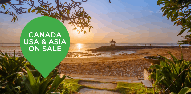 Canada, USA & Asia On Sale - Nov 25