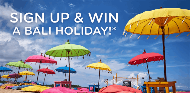 Hamilton Central Sign Up and Win a Bali Holiday