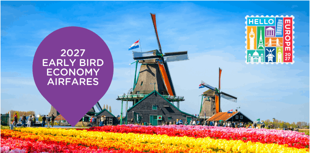 Earlybird UK/Europe 2026 - Flights