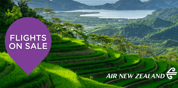 Air New Zealand on Sale April 26 - Flights