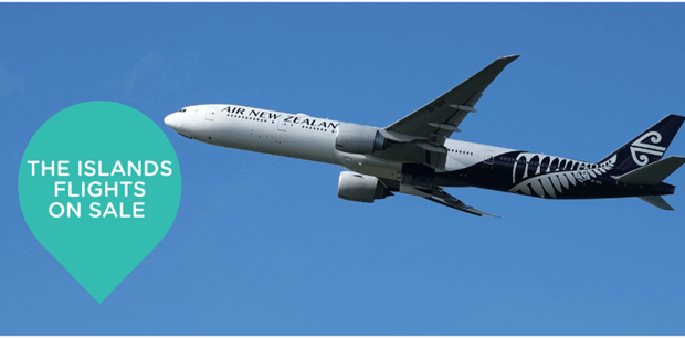 Islands on Sale Air NZ Flights - Oct 25