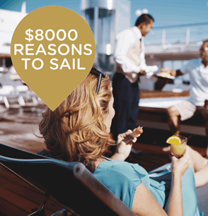 Up to $8000 Reasons to Sail with Silversea