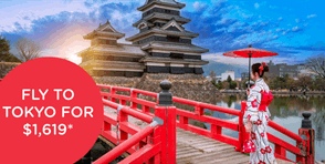Fly to Tokyo For $1,619*