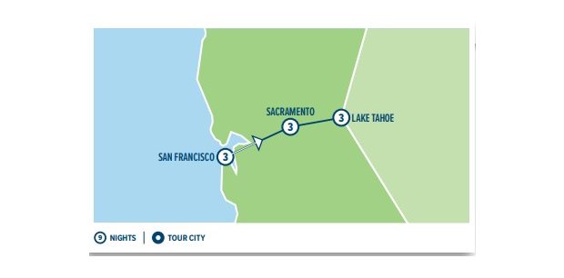 10 Day/9 Night Discover Northern California Self Drive