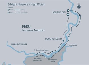 Aria Amazon, Amazon River Discovery (High Water) ex Iquitos Return