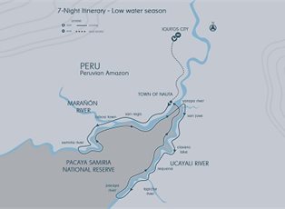 Aria Amazon, Amazon River Expedition (Low Water) ex Iquitos Return