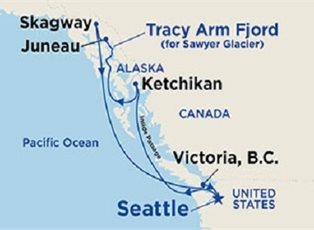 Star, Inside Passage with Tracy Arm ex Seattle Return Star, Inside Passage with Tracy Arm ex Seattle Return