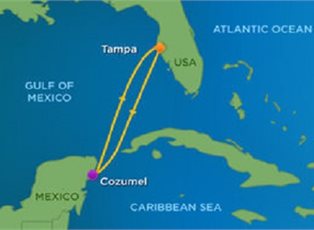 Brilliance, Western Caribbean ex Tampa Roundtrip Brilliance, Western Caribbean ex Tampa Roundtrip