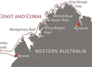 True North, Coast & Coral ex Wyndham to Broome