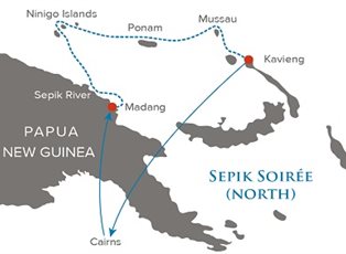 True North, Sepik Soiree ex Cairns Return