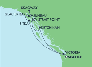 Norwegian Jewel, 9 Night Alaska: Glacier Bay, Skagway & Juneau ex Seattle, Washi