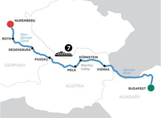 Avalon Envision, The Blue Danube Discovery ex Budapest to Nuremberg