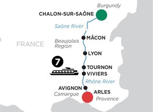 Avalon Poetry II, Burgundy & Provence (wine Appreciation) ex Chalon to Arles
