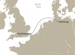 Queen Victoria, 2 Nights Hamburg To Southampton ex Hamburg, Germany to Southampton, England, UK