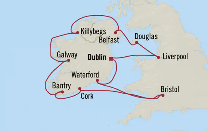 Nautica, Irish Emeralds ex Dublin, Ireland Return