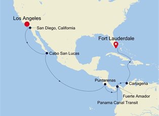 Silver Shadow, 18 Nights Caribbean & Central America ex Los Angeles, California to Fort Lauderdale, Florida