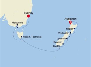 Silver Muse, 14 Nights Australia & New Zealand ex Sydney to Auckland