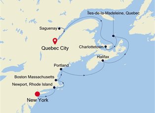 Silver Shadow, 12 Nights Canada & New England ex New York, NY to Quebec City