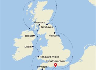Silver Spirit, 11 Nights Northern Europe & British Isles  ex Southampton Return
