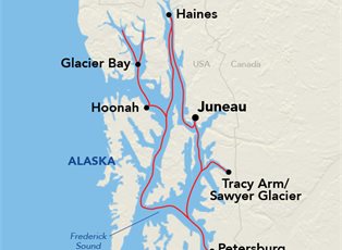 American Constellation, Southeast Alaska Cruise ex Juneau Return