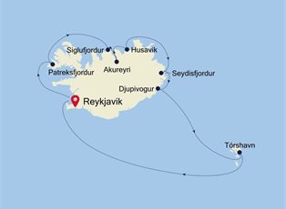Silver Spirit, 9 Nights Northern Europe & British Isles ex Reykjavik Return