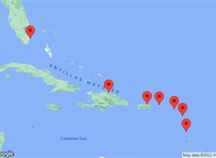 Navigator, 10 Nights Glamorous Gustavia ex Miami Return