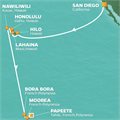 Azamara Onward, 18 Night Hawaii &amp; French Polynesia Voyage ex San Diego, California, USA to Papeete, Tahiti