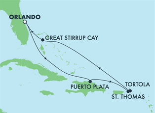 Norwegian Epic, 7 Night Caribbean: Great Stirrup Cay & Dominican Republic ex Port Canaveral, USA Return