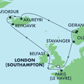 Norwegian Prima, 14 Night Iceland: Reykjavik &amp; Belfast ex Southampton, England Return