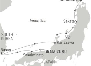 Le Soleal, 7 Night Cultural and Natural Treasures of Japan by Sea - with Smithsonian Journeys ex Maizuru, Japan to Hakodate, Japan