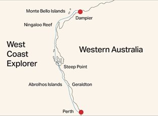 True North, West Coast Explorer ex Perth to Dampier