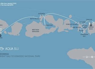 Aqua Blu, Bali & Komodo National Park ex Benoa to Labuan Bajo