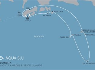 Aqua Blu, Ambon & Spice Islands ex Ambon Return