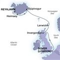 Seabourn Sojourn, 7 Night Scotland &amp; Iceland&#39;s South Coast ex Dover, England to Reykjavik, Iceland