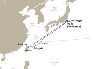 Queen Elizabeth, 9 Nights Japan Circumnavigation ex Tokyo (tours from Yokohama), Japan Return