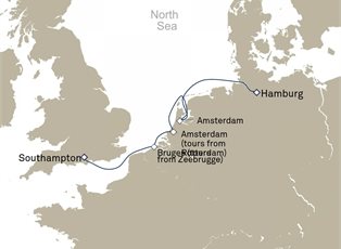 Queen Victoria, 5 Nights Hamburg To Southampton ex Hamburg, Germany to Southampton, England, UK