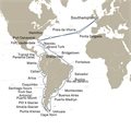 Queen Victoria, 78 Nights South America Discovery ex Southampton, England, UK Return