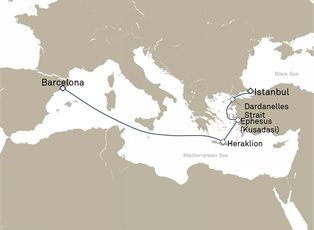 Queen Victoria, 7 Nights Barcelona To Istanbul ex Barcelona, Spain to Istanbul, Turkey