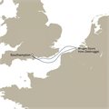 Queen Mary 2, 4 Nights Bruges Short Break ex Southampton, England, UK Return