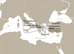 Queen Victoria, 7 Nights Istanbul And Greek Isles ex Istanbul, Turkey to Rome, Italy