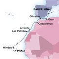 Seabourn Sojourn, 9 Night Morocco &amp; The Straight Of Gibraltar ex Gran Canaria (Las Palmas), Canary Islands to Barcelona, Spain