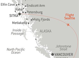 Le Soleal, 8 Night Emblematic Alaska ex Vancouver, BC. Canada to Sitka, Alaska