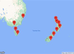 Explorer, 15 Nights New Zealands Coastal Gems ex Auckland to Sydney