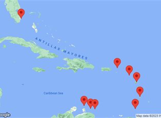 Mariner, 14 Nights Caribbean Quest ex Miami Return